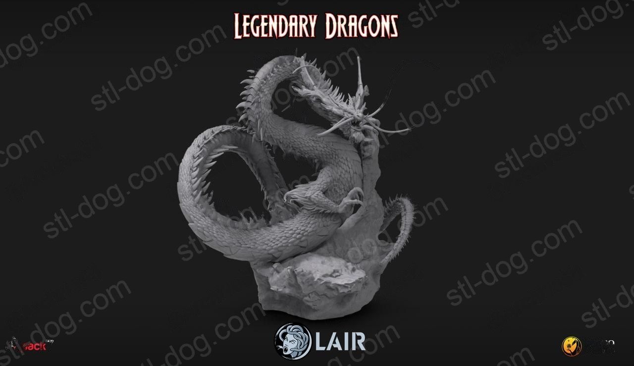 传奇龙 昆达尔龙 Kundal 3D打印图纸